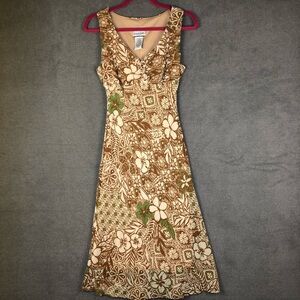 Breaking loose Y2K floral cottagecore feminine midi dress size 8
